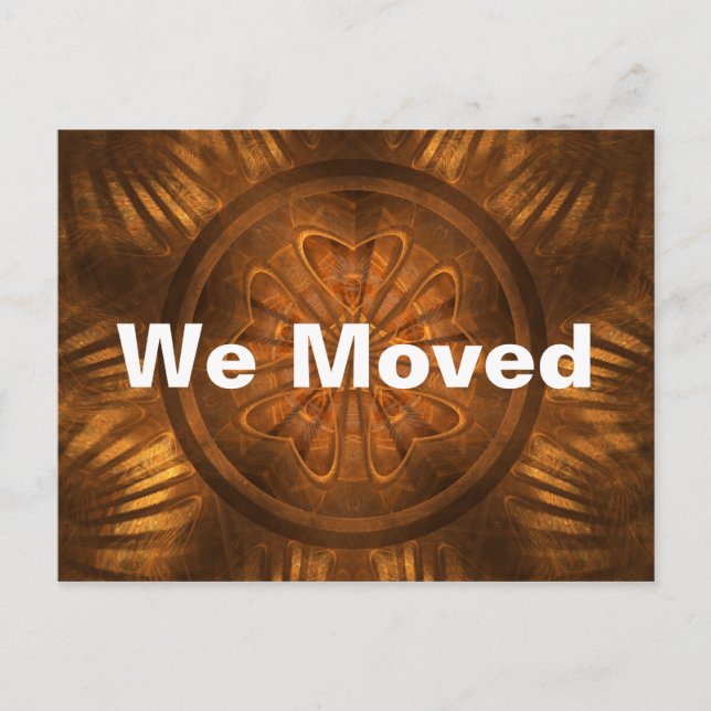 Postal De Anuncios Grabado de madera (Anverso)