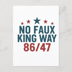 Postal De Anuncios Gracioso No Faux King Way 86 47 4 De Julio