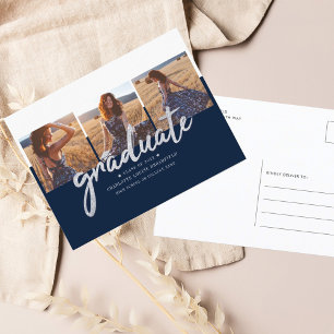 Postal De Anuncios Graduación 2025 Fotos Grad de guión