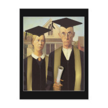 Graduación al estilo de American Gothic