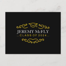 Postal De Anuncios Graduación de Clase Personalizada