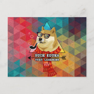 Postal De Anuncios Graduación de Doge