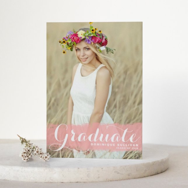 Postal De Anuncios Graduación de fotografía por superposición de colo (Subido por el creador)