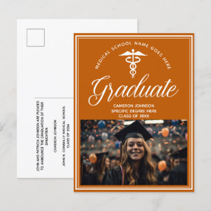 Postal De Anuncios Graduación fotográfica de la Escuela de Medicina B
