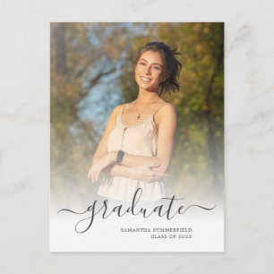 Postal De Anuncios Graduación moderna de fotografía 2025