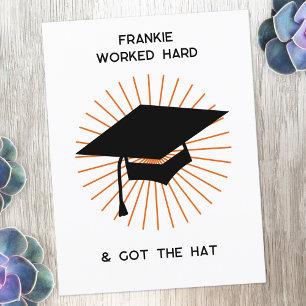 Postal De Anuncios Graduación Personalizada Divertida