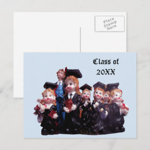 Postal De Anuncios Graduado Clase de Figuras Porcelanas 20XX Foto