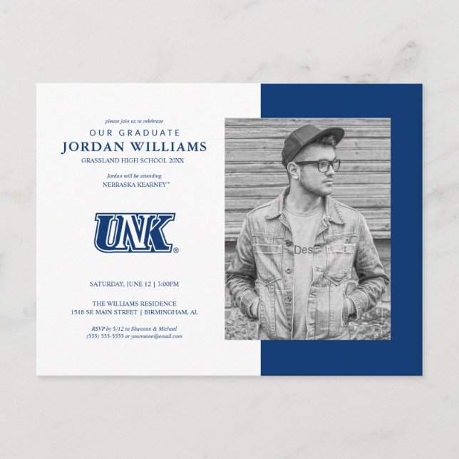 Postal De Anuncios Graduados de Lopers UNK (Anverso)