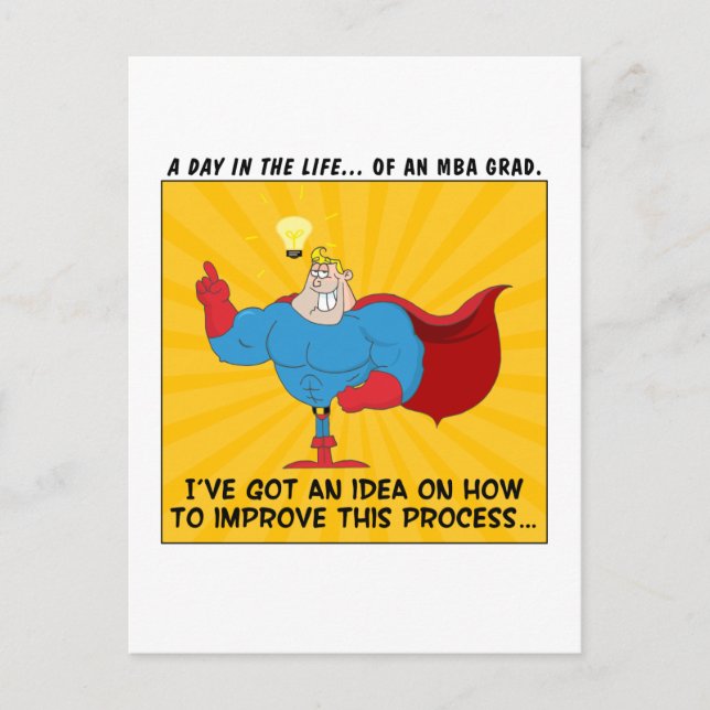 Postal De Anuncios Graduados de MBA conocen las respuestas a todos lo (Anverso)