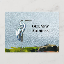 Postal De Anuncios Gran dirección frente al mar de la garza azul