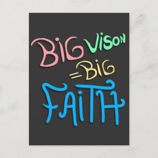 Postal De Anuncios Gran Visión Gran Fe