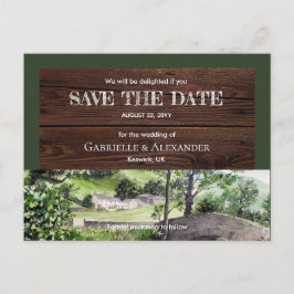 Postal De Anuncios Granja cerca de Thirlmere Boda Guardar la Fecha