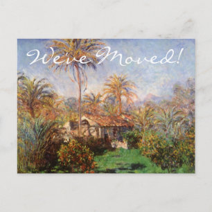 Postal De Anuncios Granja de campo por Claude Monet, cambio de direcc