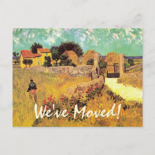 Postal De Anuncios Granja de Van Gogh en Provenza, Cambio de direcció