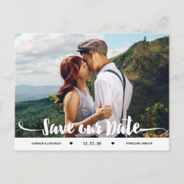 Postal De Anuncios Guardar fecha de foto con letra manuscrita a pince