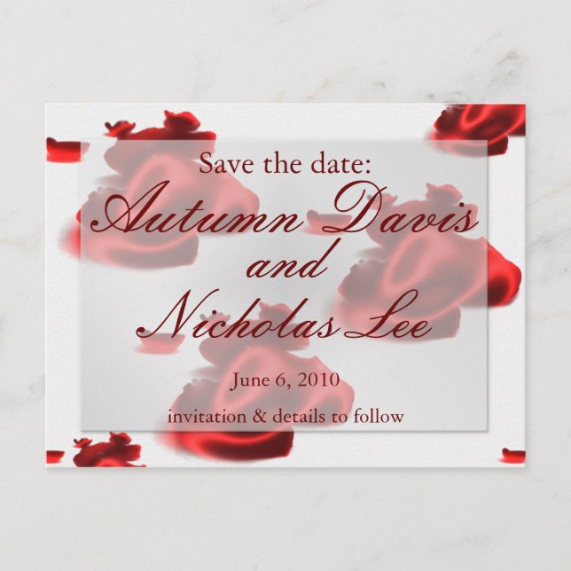 Postal De Anuncios Guardar la fecha:... (Anverso)