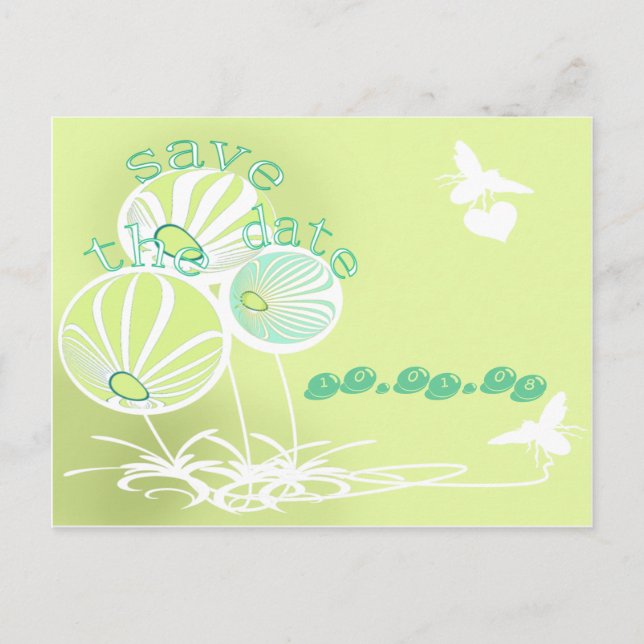 Postal De Anuncios Guardar la fecha - - - - (Anverso)