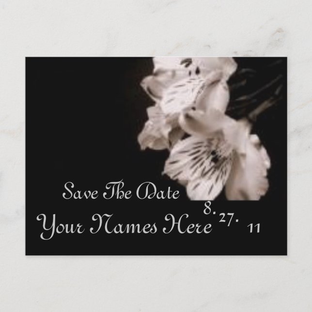 Postal De Anuncios Guardar la fecha (Anverso)