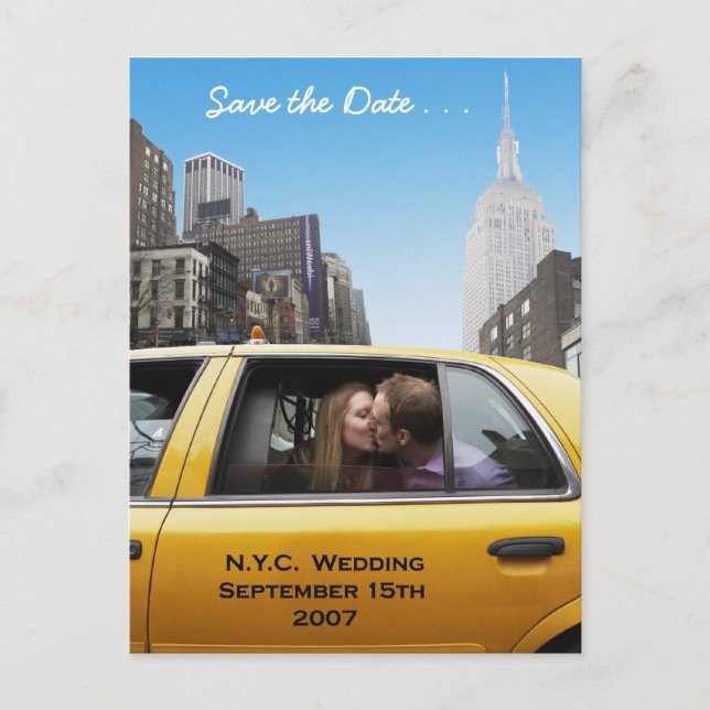 Postal De Anuncios Guardar la Fecha (Anverso)