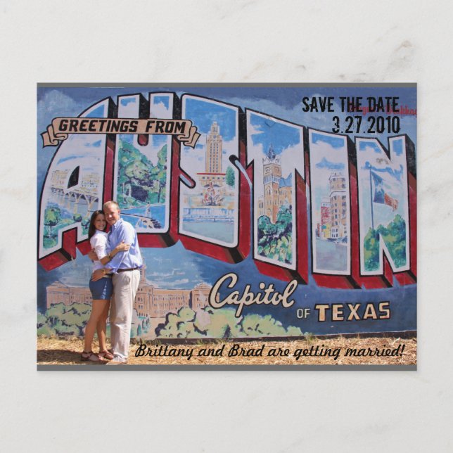 Postal De Anuncios Guardar la fecha (Anverso)