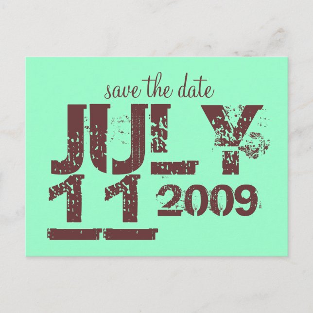 Postal De Anuncios Guardar la fecha (Anverso)