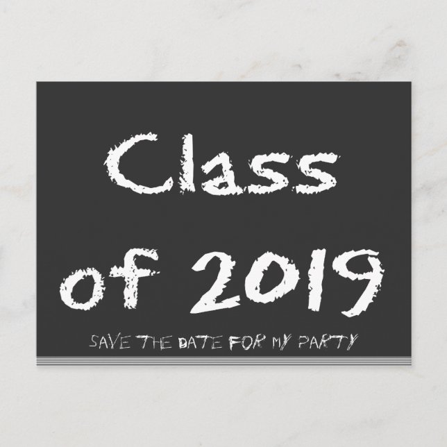 Postal De Anuncios Guardar La Fecha 2019 (Anverso)