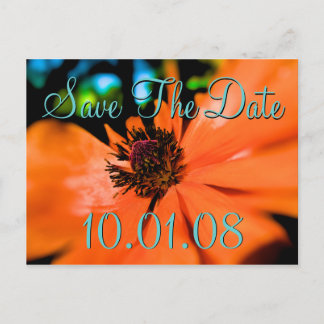 Postal De Anuncios Guardar la Fecha - Amapolas