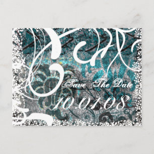 Postal De Anuncios Guardar La Fecha - Boda De Invierno/Otoño