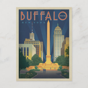 Postal De Anuncios Guardar la fecha - Búfalo, NY