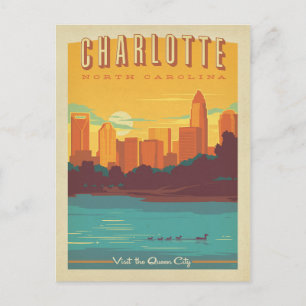 Postal De Anuncios Guardar la fecha - Charlotte, NC