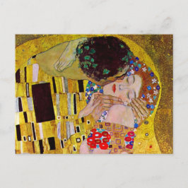 Postal De Anuncios Guardar la fecha con el beso de Gustav Klimt