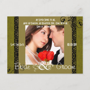 Postal De Anuncios Guardar la fecha con tu foto