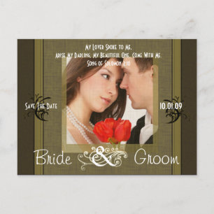 Postal De Anuncios Guardar la fecha con tu foto