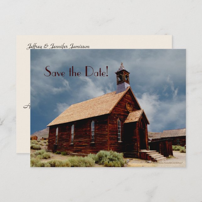 Postal De Anuncios Guardar la Fecha CUALQUIER Fiesta de Aniversario A (Anverso / Reverso)