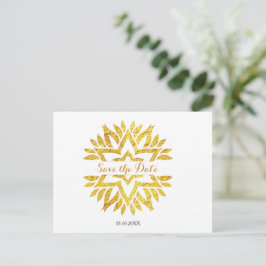Postal De Anuncios Guardar la fecha de Bat Mitzvah con diseño de estr