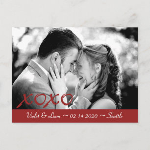 Postal De Anuncios Guardar la fecha del Día de San Valentín