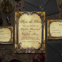 Guardar la fecha en marco antiguo victoriano vinta