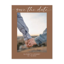 Guardar la fecha Foto Boho Simple Escritura Modern