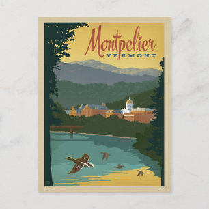 Postal De Anuncios Guardar la fecha - Montpelier, VT