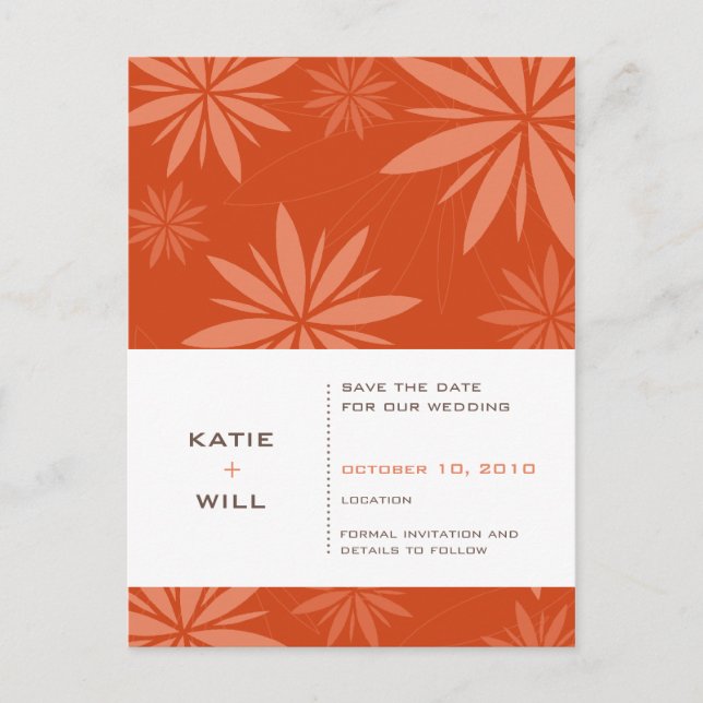 Postal De Anuncios GUARDAR LA FECHA :: óxido de vitalidad (Anverso)