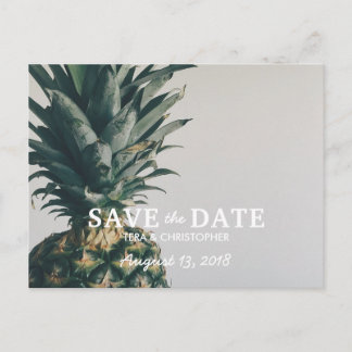 Postal De Anuncios Guardar la Fecha para Boda en Playa de Piña