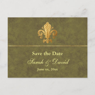 Postal De Anuncios Guardar la fecha personalizable