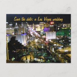 Postal De Anuncios Guardar la fecha planes de boda en Las Vegas