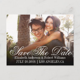 Postal De Anuncios Guardar la fecha | Salvar la fecha de nuestra boda