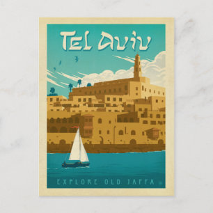 Postal De Anuncios Guardar la Fecha   Tel Aviv, Israel