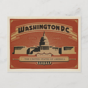 Postal De Anuncios Guardar la Fecha   Washington, D.C.