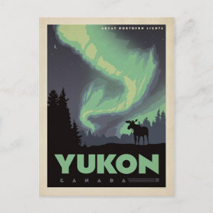 Postal De Anuncios Guardar la Fecha   Yukon, Canadá 2