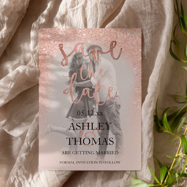 Postal De Anuncios Guardar la foto del guión del purpurina de oro del (Subido por el creador)