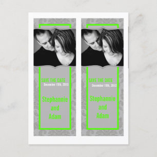 Postal De Anuncios Guardar marca del libro de fechas favorece la Dama