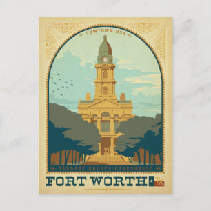 Postal De Anuncios Guarde la Fecha - Fort Worth, TX